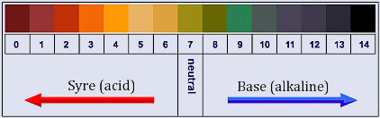pH værdier for syre-base